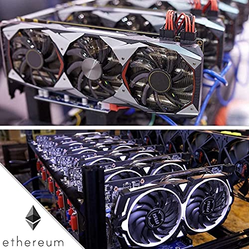 Aiyas3D [6 Unidades] PCI Riser Lock Clip - Asegurar Extensor 1x PCI mineria Ethereum, Bitcoin, Ravencoin a la Placa Base/Evita desconexiones! / Mining Rig AMD RX 570, 580, 470, RTX 3060ti, 3080, 3070