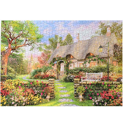 Akemaio 1000 PC de interés Vistas Jigsaw Mini Puzzles Adultos niños Cartón Juegos de Puzzles educativos del Rompecabezas de descompresión del Juguete