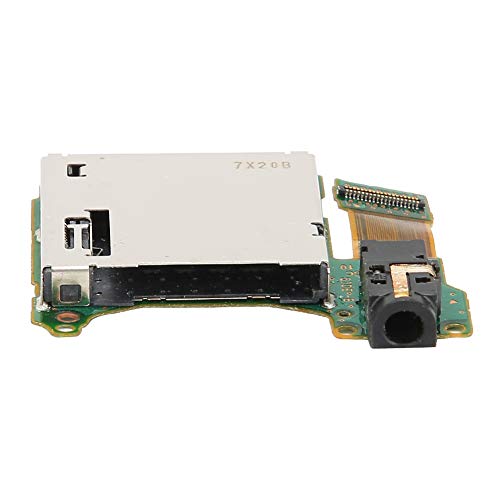 Akozon Lector de Tarjetas de Juego Módulo de Ranura de Cartucho Bandeja de Lector de Host Puerto de Orificio para Auriculares Apto para Nintendo Switch