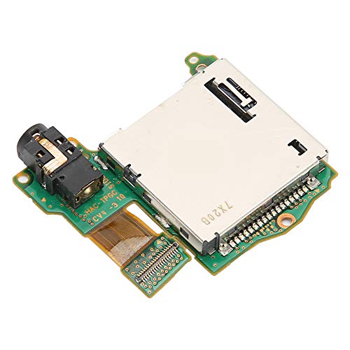 Akozon Lector de Tarjetas de Juego Módulo de Ranura de Cartucho Bandeja de Lector de Host Puerto de Orificio para Auriculares Apto para Nintendo Switch