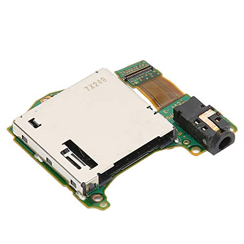 Akozon Lector de Tarjetas de Juego Módulo de Ranura de Cartucho Bandeja de Lector de Host Puerto de Orificio para Auriculares Apto para Nintendo Switch