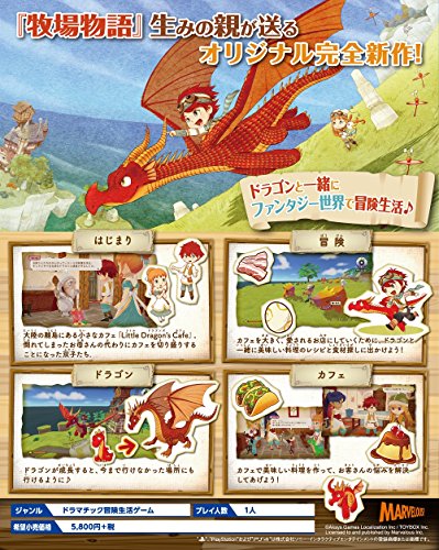Aksys Games Little Dragons Cafe Himitsu no Ryuu to Fushigina Shima SONY PS4 PLAYSTATION 4 JAPANESE VERSION [video game]
