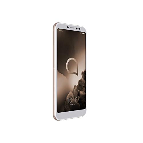 Alcatel 5024D 1S - Smartphone con pantalla de 5.5", 3GB RAM/32GB Memoria y ampliable MicroSD, Doble cámara 13MP trasera 8MP Frontal 5MP, Color Oro [Versión ES/PT]