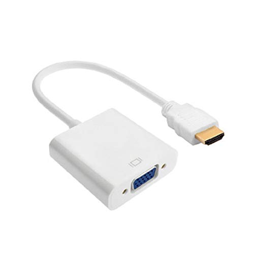 Alextry - Adaptador de HDMI a VGA - Convertidor macho a hembra 1080P para Tablet, PC portátil