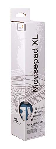 Alfombrilla ratón Real Madrid - Alfombrilla gaming - Mousepad XL - Accesorios Real Madrid / Alfombrilla XXL - Alfombrilla escritorio - Tapete escritorio - Alfombrilla ratón accesorio gamer