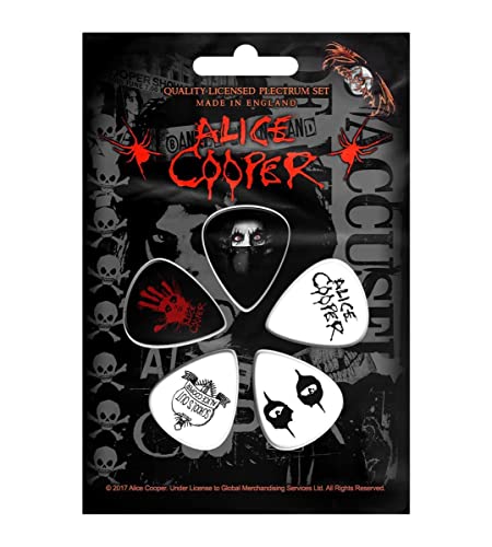 Alice Cooper - Juego De Púas Para Ojos Unisex