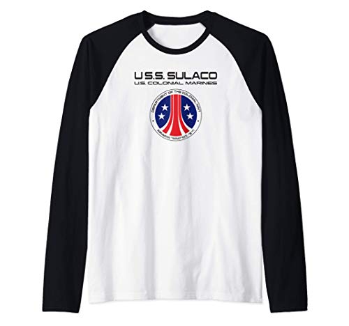 Aliens U.S.S. Sulaco U.S. Colonial Marines Camiseta Manga Raglan