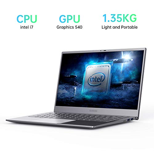 ALLDOCUBE i7Book Portátil, Laptop de 14,1 Pulgadas, CPU Intel i7-6660U, 8 GB RAM, 256 GB SSD, Windows 10, Buletooth 4.2, Tipo C, USB 3.0