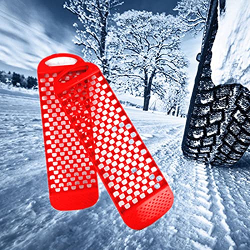 Almohadilla De Tracción De Emergencia Tipo Oruga, Tabla De Escape De Neumáticos Portátil, Dispositivo De Escape De Limo De Plástico Para Escalera De Neumáticos, Adecuado Para Nieve, Arena Y Barro