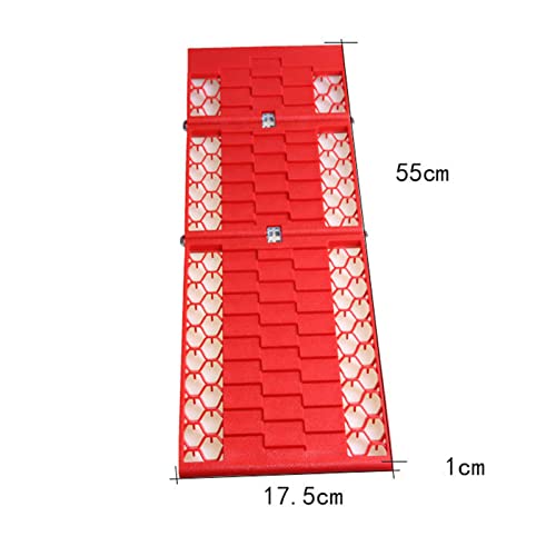 Almohadilla De Tracción Para Llantas Plegable, Tabla De Escape De Llantas Portátil, Almohadilla De Tracción Cadena Antideslizante, Dispositivo De Escape De Plástico, Adecuado Para Nieve, Arena Y Barro