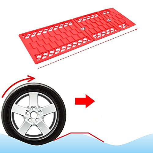Almohadilla De Tracción Para Llantas Plegable, Tabla De Escape De Llantas Portátil, Almohadilla De Tracción Cadena Antideslizante, Dispositivo De Escape De Plástico, Adecuado Para Nieve, Arena Y Barro
