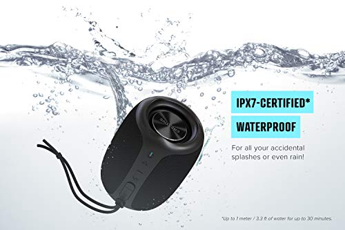 Altavoz para exteriores Creative MUVO Play-portátil Bluetooth 5.0, con certificación IPX7 de resistencia al agua, hasta 10 horas de autonomía y con Siri y Google Assistant (Negro)