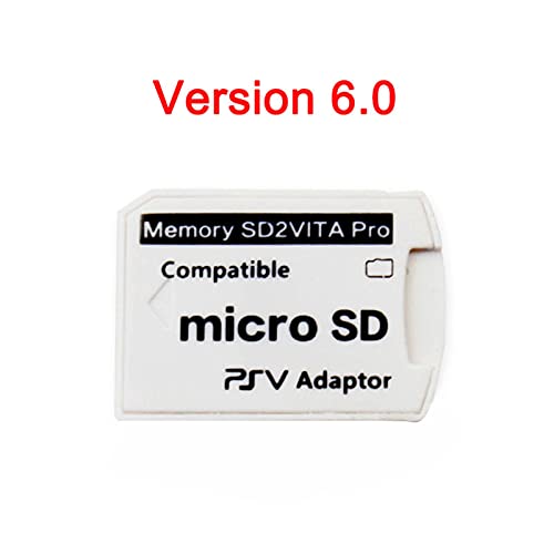 A/M Adaptador de Tarjeta de Memoria SD2Vita 6.0 Ultimate Version, PS Vita SD Adaptador SD 1000/2000 PSTV FW 3.65 HENkaku Enso System