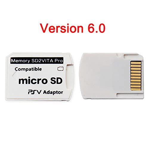 A/M Adaptador de Tarjeta de Memoria SD2Vita 6.0 Ultimate Version, PS Vita SD Adaptador SD 1000/2000 PSTV FW 3.65 HENkaku Enso System
