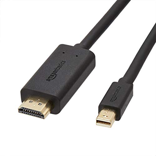 Amazon Basics - Cable adaptador Mini DisplayPort a HDMI (0,9 m)