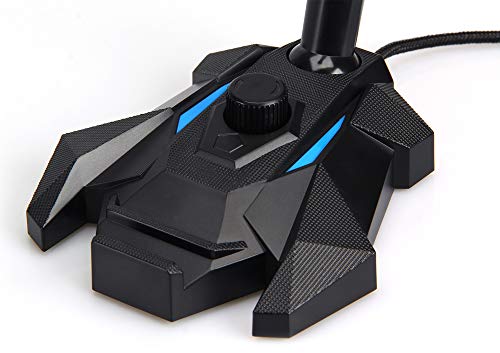 Amazon Basics - Micrófono USB para videojuegos, azul
