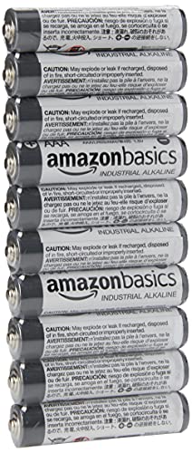 Amazon Basics - Pilas alcalinas AAA de uso industrial (40 unidades)