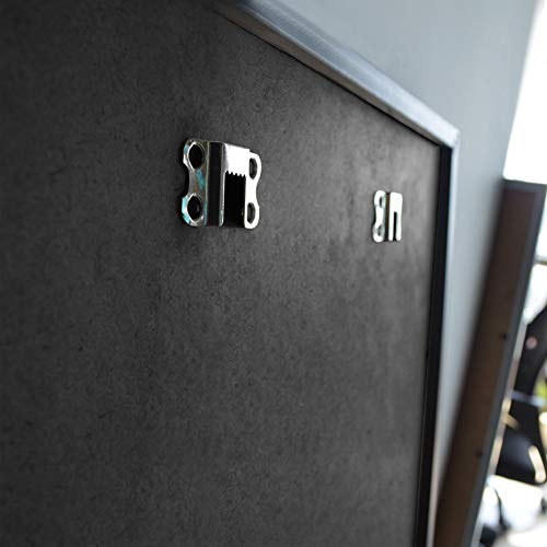 Amazon Brand - Eono Espejo de Cuerpo Entero de Pared, Espejo Largo y Grande de 35,6×122 cm, Apto para Baño, Dormitorio y Salon, Negro, Juego de 2