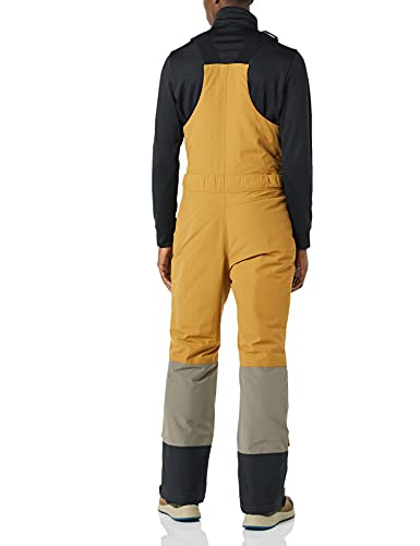 Amazon Essentials Overol de Nieve Aislado Resistente al Agua Babero de esquí, Oro/Marrón Claro, Bloque De Color, XS