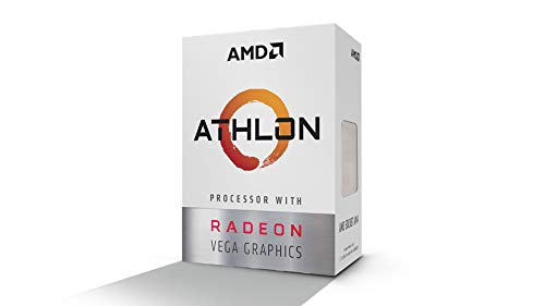 AMD Athlon 200GE 3.2GHz 4MB L3 Caja - Procesador (AMD Athlon, 3,2 GHz, Zócalo AM4, PC, 14 NM, 200GE)