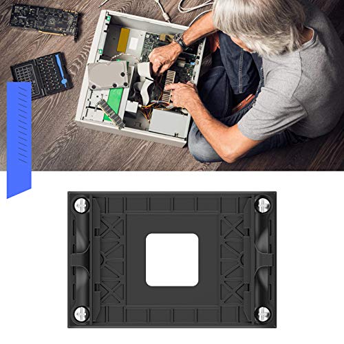 AMD CPU Fan Bracket Socket Retention Base de montaje para chipset de placa base AM4 B350 X370 A320 X470 con tornillos soporte de fijación lateral