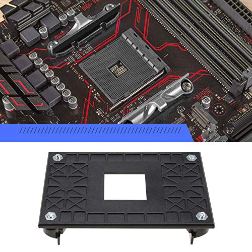AMD CPU Fan Bracket Socket Retention Base de montaje para chipset de placa base AM4 B350 X370 A320 X470 con tornillos soporte de fijación lateral