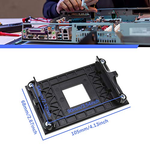 AMD CPU Fan Bracket Socket Retention Base de montaje para chipset de placa base AM4 B350 X370 A320 X470 con tornillos soporte de fijación lateral
