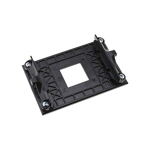AMD CPU Fan Bracket Socket Retention Base de montaje para chipset de placa base AM4 B350 X370 A320 X470 con tornillos soporte de fijación lateral