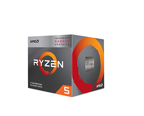 AMD Ryzen 5 3400G, Procesador con Disipador de Calor Wraith Spire (4 MB, 4 Núcleos, Velocidad de 4.2 GHz, 65W)