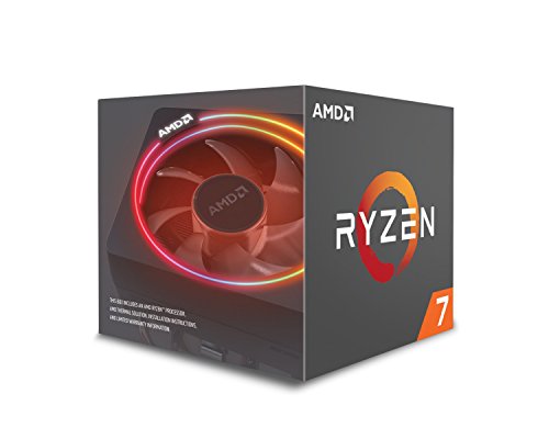 AMD Ryzen 7 2700X - Procesador con disipador de calor Wraith Prism (16 MB, 8 núcleos, velocidad de 4.35 GhZ, 105 W)