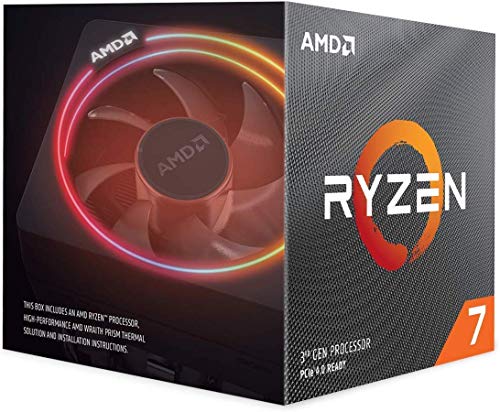 AMD Ryzen 7 3700X, Procesador con Disipador de Calor Wraith Prism (36 MB, 8 Núcleos, Velocidad de 4.4GHz, 65W)