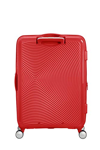 American Tourister Soundbox - Spinner Medium Expandable Maleta, 67 cm, 81 Liters, Rojo (Coral Red)