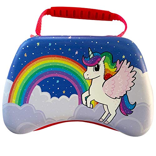 Amigos Unicornio - Estuche de almacenamiento y transporte universal para controlador de juegos (PS4 / Xbox One / Switch / Stadia / PC)