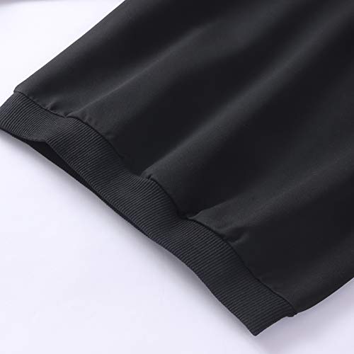 AMONGUS Sudadera con capucha para niños y niñas Among Us Game Jupmer para niños, Negro, 11-12 Años