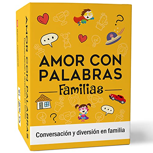 ? AMOR CON PALABRAS - Familias ?‍?‍?‍? Juegos de Mesa Familiares para niños Que fortalecen los vínculos Familiares creando Conversaciones de Calidad Mediante Divertidos Juegos de Cartas