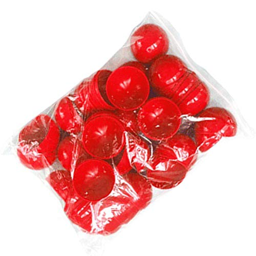 Amosfun 25 Piezas Pelotas de Tenis de Mesa Pelotas de Lotería de Plástico Huecas para Juegos o Decoración de Fiesta 40 mm