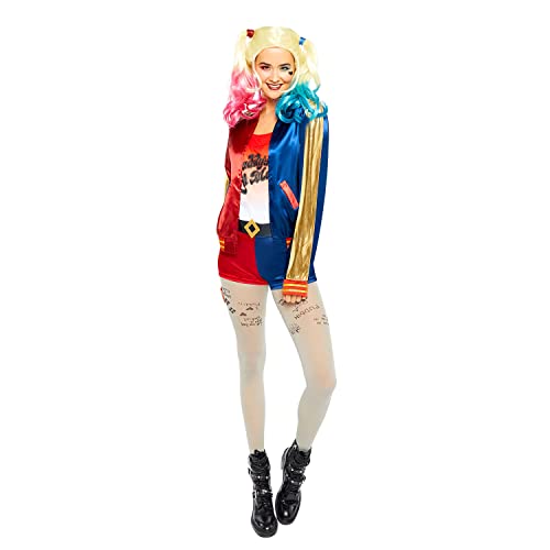 amscan Ladies Suicide Squad Warner Bros Harley Quinn Fancy Dress Costume