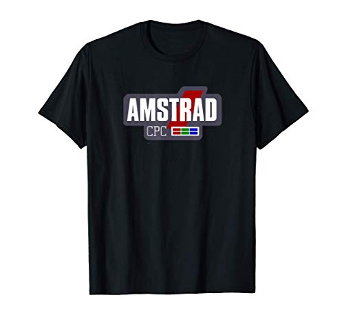 Amstrad CPC Retro Ordenadores Vintage (logo blanco) Camiseta