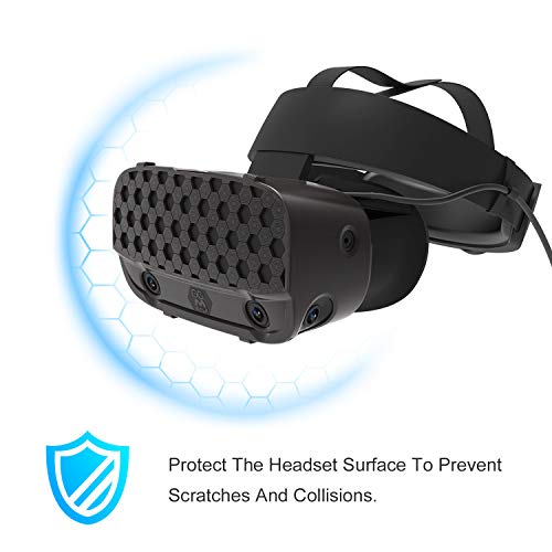 AMVR Auricular Protector Shell Múltiples Colores Cubierta Para Oculus Rift S Accesorios (Black)