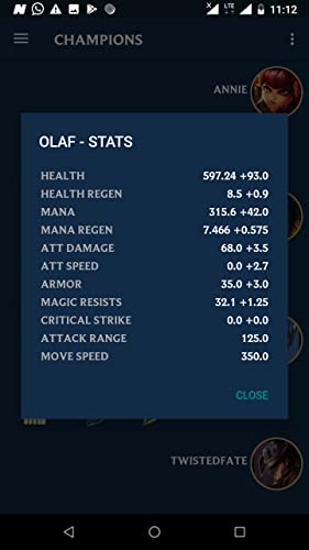 Analytics for League of Legends