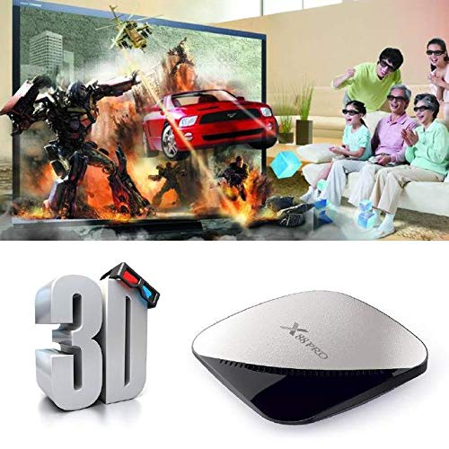 Android 9.0 TV Box 4GB RAM 32GB ROM RK3318 Quad-Core 64 bit Cortex-A53 CPU Penta-Core Mali-450 GPU 2.4GHz and 5GHz Dual Band WiFi H.265 4K Media Player