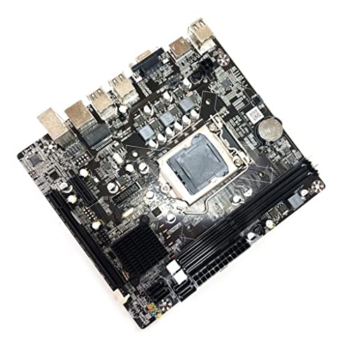 ANEIZANASALI H61 Placa Base LGA 1155 Kit con procesador Intel Core i3 2100 CPU DDR3 4GB 1333MHZ Memoria para PC de Escritorio Placa Base de computadora Placa Base CPU Combo Placa Base de minería
