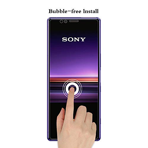 ANEWSIR Protector de Pantalla para Sony Xperia 1,9H Dureza Alta sensibilidad 3D [Sin Burbujas] Cristal Templado Protector de Pantalla para Sony Xperia 1[2 Pack]