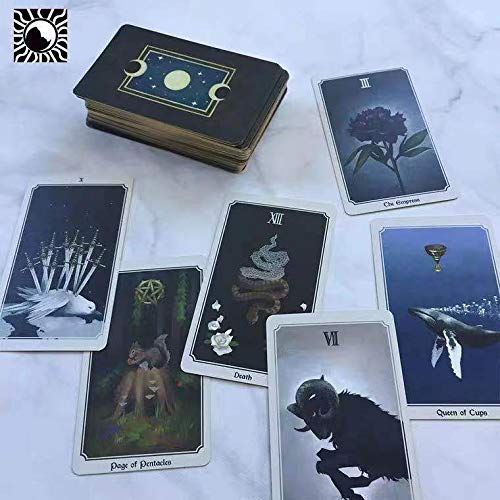 Anima Mundi Tarjetas Tarot, 78 Tarjetas Tarot Gold Plated Series, Destiny Prediction Card