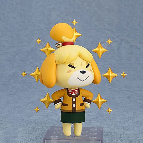 Animal Forest: New Leaf Shizue Winter Clothes Ver Nendoroid Animal Crossing Anime Dibujos Animados Modelo De Juego Colecciones De Personajes Regalos para Fanáticos del Anime