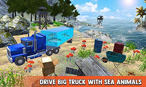 Animal Transport Truck Parking: Farm Animal Games