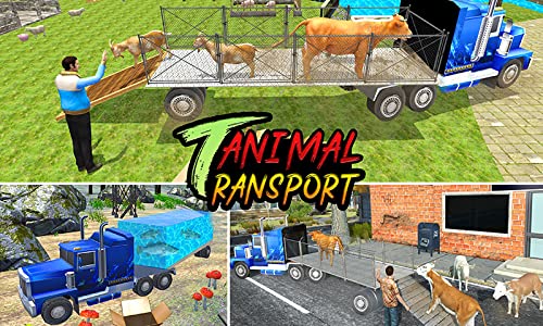 Animal Transport Truck Parking: Farm Animal Games