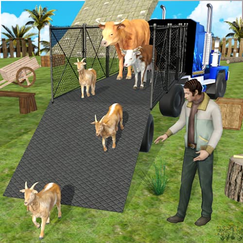 Animal Transport Truck Parking: Farm Animal Games