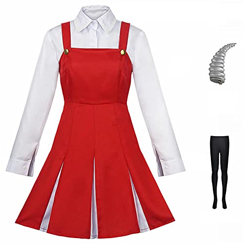 Anime Boku no My Hero Academia temporada 4 Eri Cosplay disfraz uniforme vestido Halloween disfraz peluca cuerno conjunto completo traje