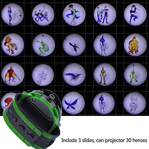 Anime Ultimate Omnitrix Reloj Proyector Ben 10 Alien Force y Mysterious Projection Figuras de acción Modelo Juguetes para Niños